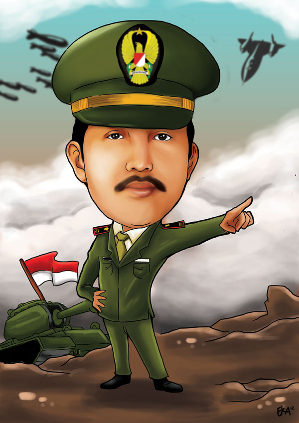 Karikatur HBD Jenderal Toon Hero